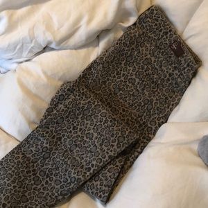 Paige leopard skinny jean